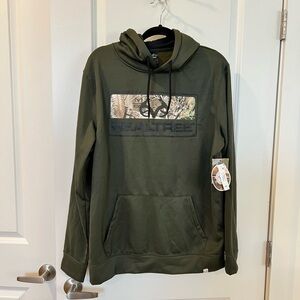 NWT Realtree Men's Green Hoodie fleece lined